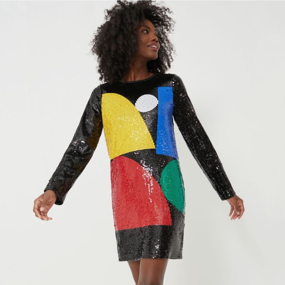 Kate Spade EMBELLISHED GEOMETRIC DRESS